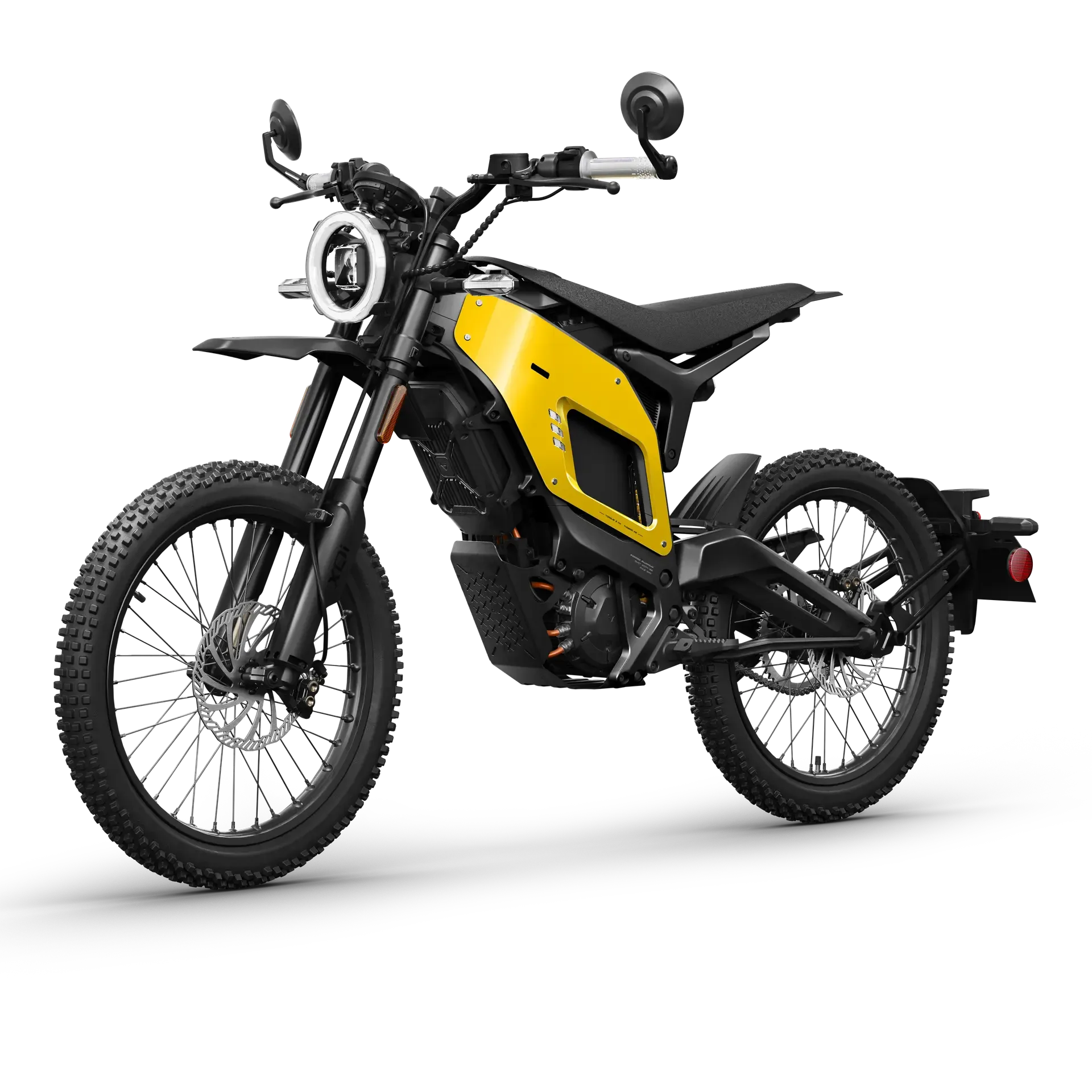 NIU XQi3 jaune, vue trois quarts avant